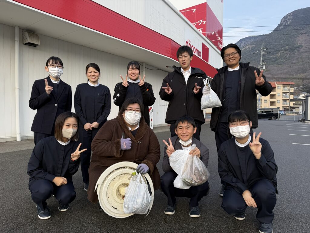 清掃後の集合写真