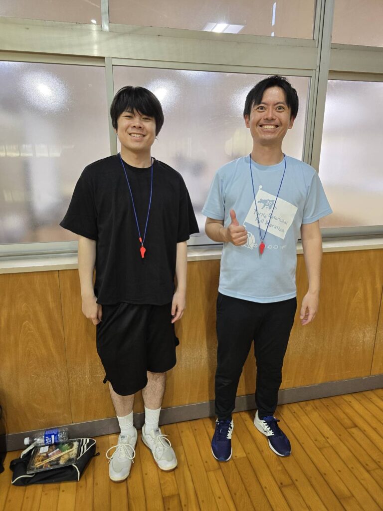 会の準備、運営で大活躍の株式会社タケダ企画総務部の二人。